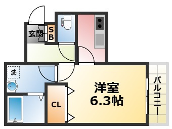 プレジール今津駅前の間取り