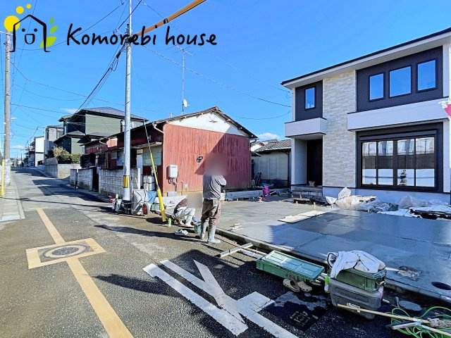 さいたま市大宮区三橋　31期　新築一戸建て　KEIAI GRACE　01の前面道路含む現地写真|26.2.9撮影済み