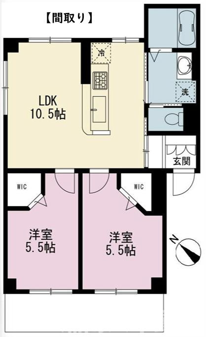 ワイドリバー大船第二の間取り