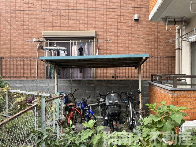 ワイドリバー大船第二の駐輪場