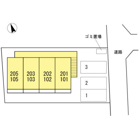 ブランシェ鷹の台の洋室