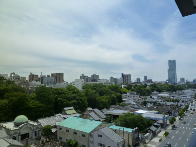 夕陽丘マンションの展望