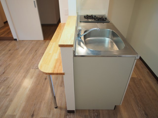 夕陽丘マンションのキッチン