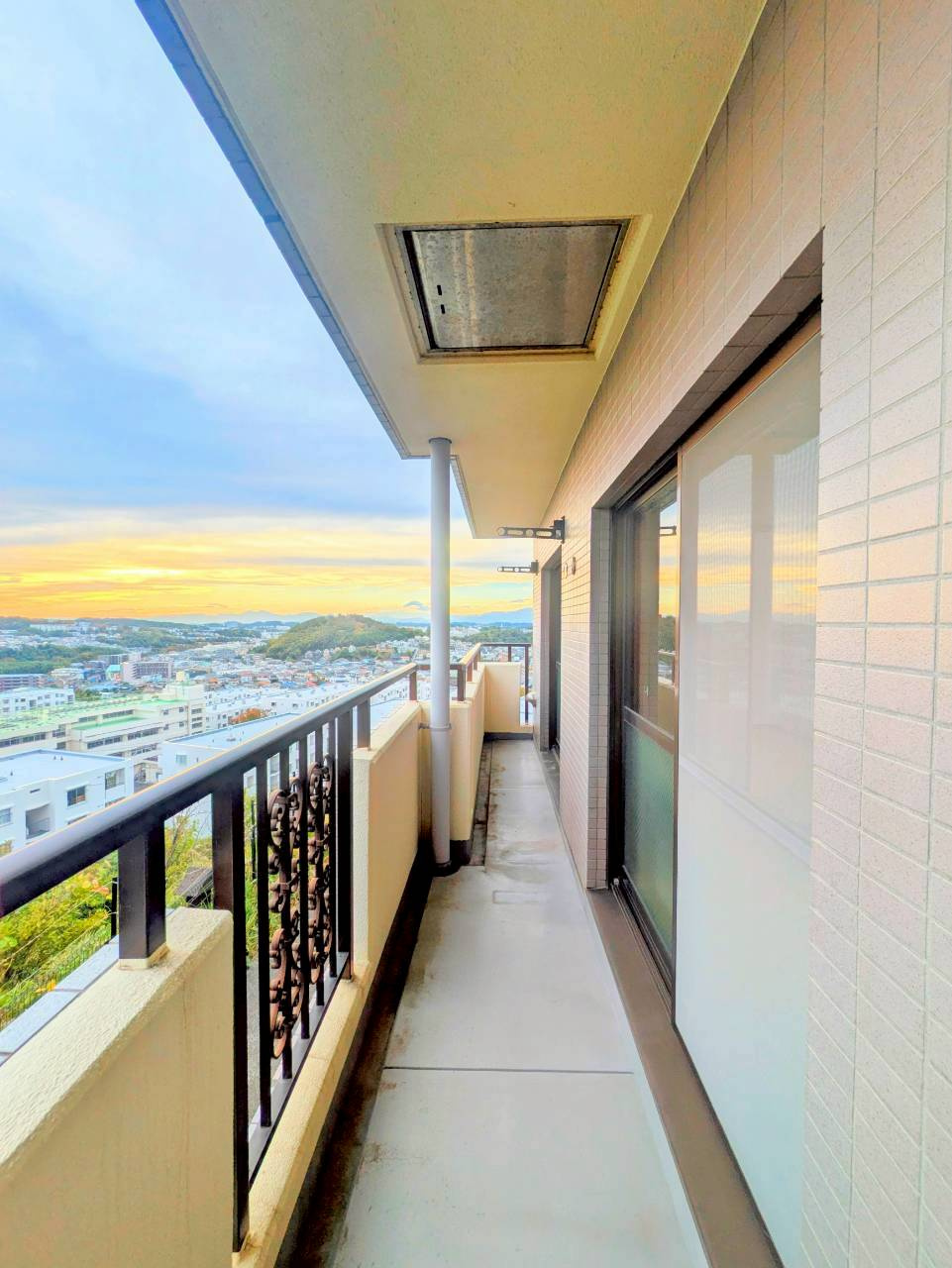 スカイヒルズのバルコニー