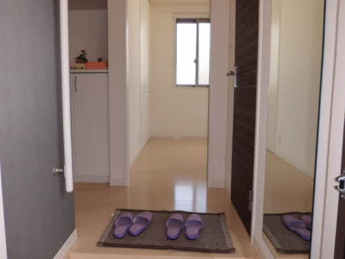 ベルデ　クレール　A棟の玄関