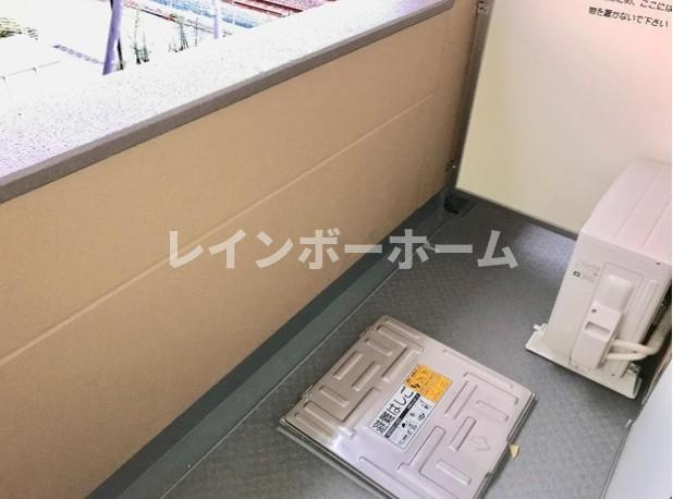 【仲介手数料：50％OFF】対象物件！のバルコニー|広々としたバルコニーです