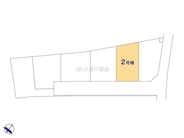 《仲介手数料無料》見沼区深作５丁目117(2号棟)新築一戸建てグラファーレの区画図
