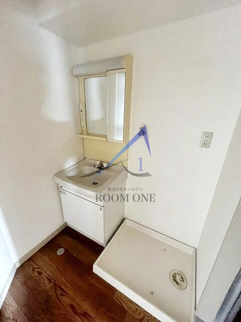 大須賀第二レジデンスの洗面所|洗面台です。