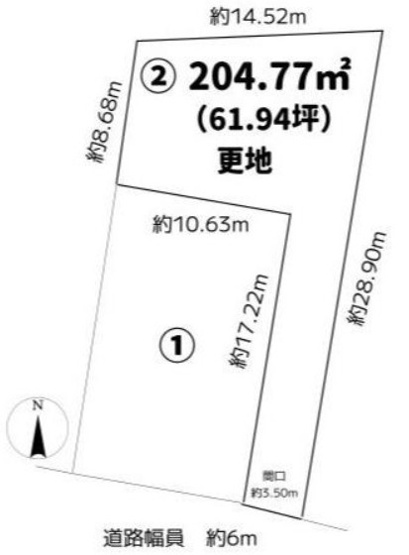【土地図】 | S11973-２号地岩倉南