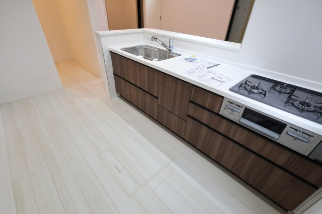 《仲介手数料無料》見沼区深作５丁目117(4号棟)新築一戸建てグラファーレのキッチン|撮影日 2025年11月4日 15:15 晴れ