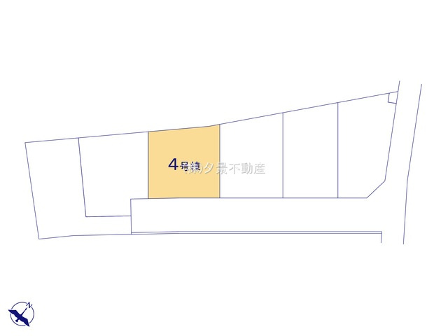 《仲介手数料無料》見沼区深作５丁目117(4号棟)新築一戸建てグラファーレの区画図