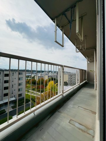 新多聞第2住宅109号棟のバルコニー