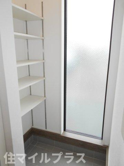 【玄関】 | 郡山市横塚5丁目新築一戸建て4棟 | きれいな玄関です