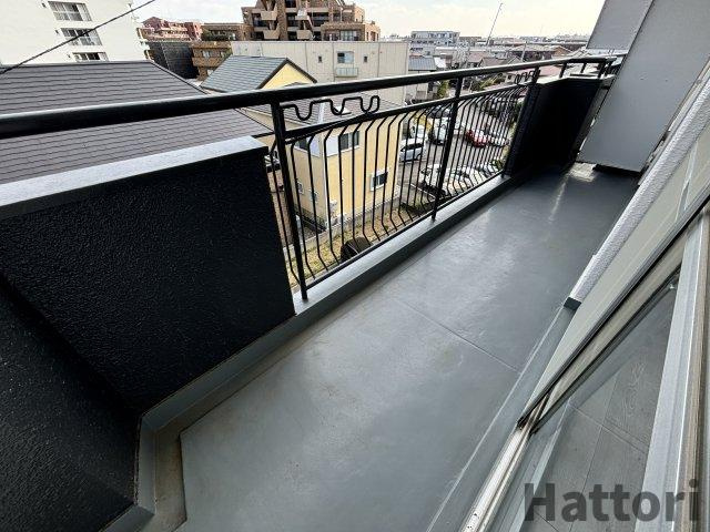 アビタ桜のバルコニー