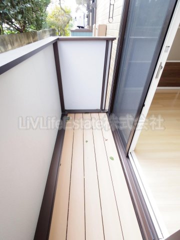 ハウス三生のバルコニー