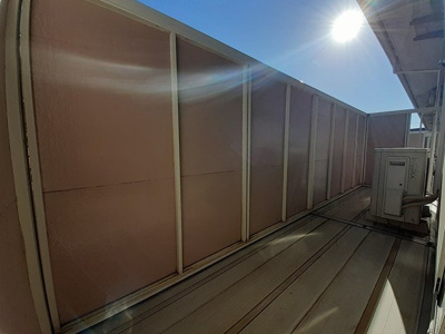 【バルコニー】 | エルガーデン | 陽当たり良好なバルコニーです