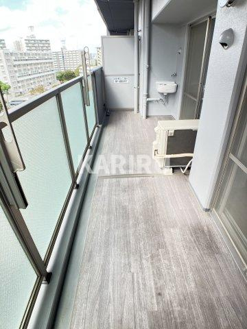 レジディア都島Ⅱのバルコニー