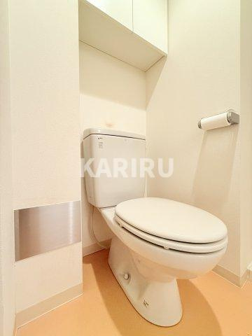 アパートメント京橋のトイレ|同物件別部屋の写真です。