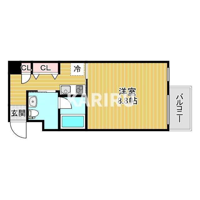 アパートメント京橋の間取り