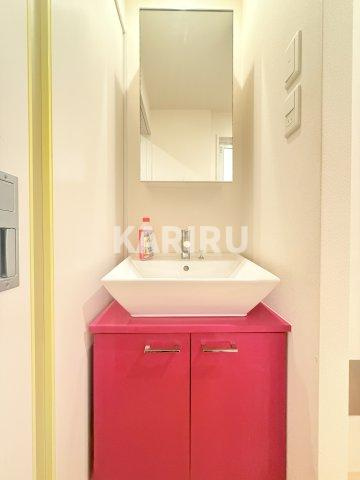 アパートメント京橋の洗面所|同物件別部屋の写真です。