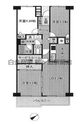 コンドミニアム坂戸の間取り