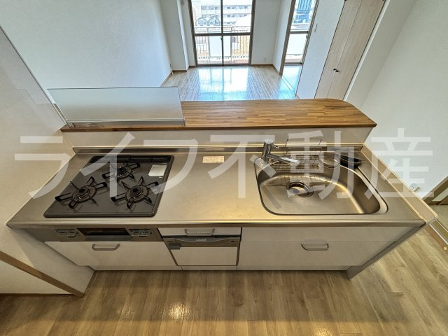 戴慶カーサグラシアのキッチン|きれいなキッチンです