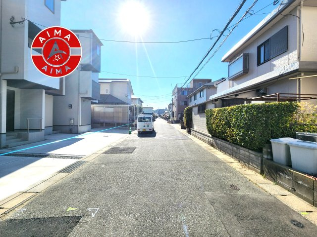 福岡市西区愛宕浜第1-3棟（3号棟）　の前面道路含む現地写真|前面道路です。