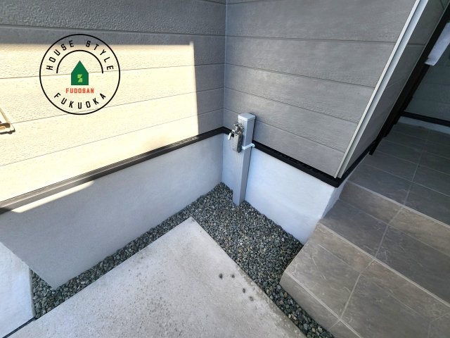 福岡市西区愛宕浜第1-3棟（3号棟）　の庭|お庭で自由な時間を過ごせます。