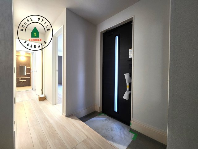 福岡市西区愛宕浜第1-3棟（3号棟）　の内観：施工例|二重ロックでしっかり防犯対策ができます。