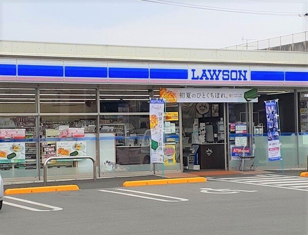 熊本市北区梶尾町のアパートの周辺|ローソン熊本合志菊南店まで900m