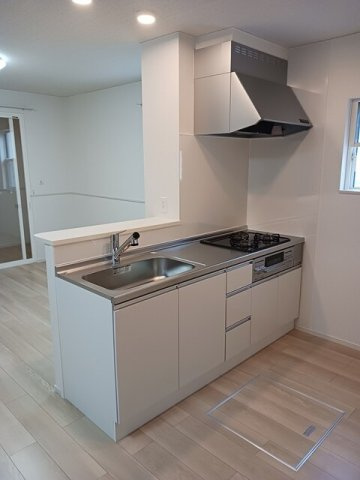 ベレ・ハーモニーのキッチン|コンパクトなキッチンで掃除もラクラク