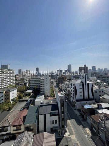 エグゼ天神橋の展望|物件の外観です
