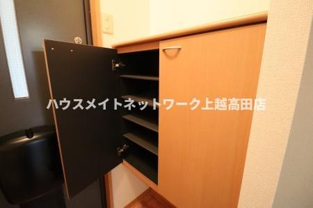 フィルコート新町の設備|シューズボックス（参考同型203号室室内写真）