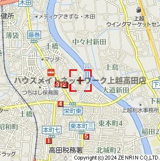 フィルコート新町の地図|位置図