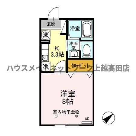 フィルコート新町の間取り|間取図