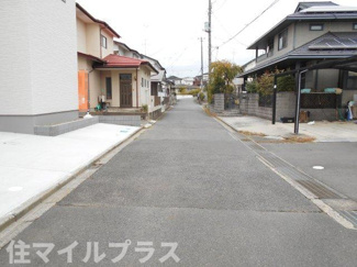 【前面道路含む現地写真】 | 郡山市喜久田町入ノ内新築一戸建て1棟 | 前面道路含む現地写真です