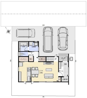 【区画図】 | 郡山市喜久田町入ノ内新築一戸建て1棟