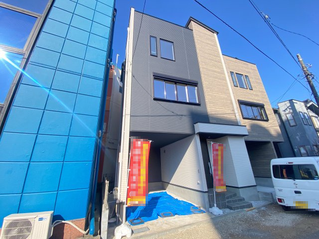 『八王子市新築戸建て』八王子市子安町4-26-3【仲介手数料無料】　４期の外観|～仲介手数料無料☆八王子ひなた不動産～　八王子市子安町　新築戸建て