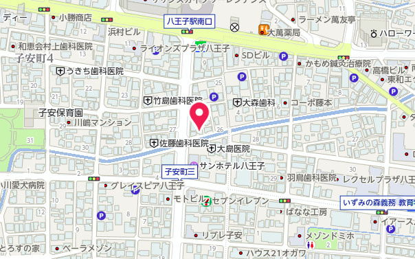 祝：成約済み　八王子市　子安町　新築戸建て　４期の地図|～仲介手数料無料☆八王子ひなた不動産～　八王子市子安町　新築戸建て