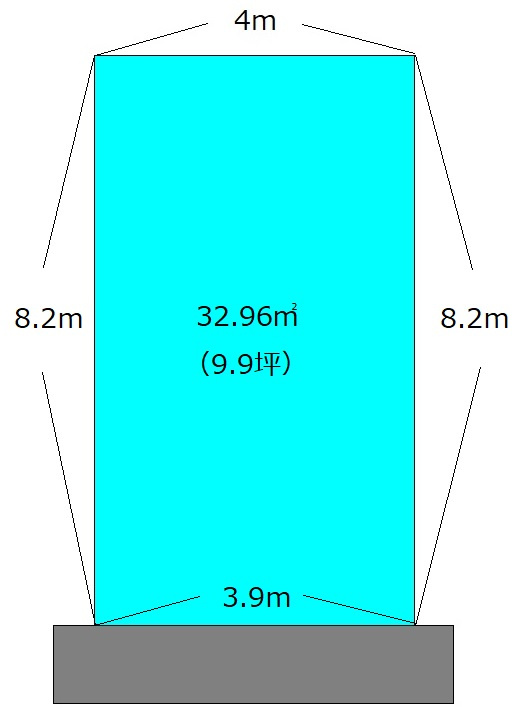 高知市二葉町　土地の土地図