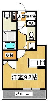 シャンテボナールの間取り|カウンターキッチン