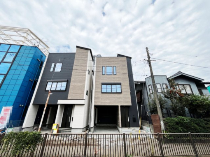 『八王子市新築戸建て』八王子市子安町4-26-3【仲介手数料無料】　４期の外観|～仲介手数料無料☆八王子ひなた不動産～　八王子市子安町　新築戸建て