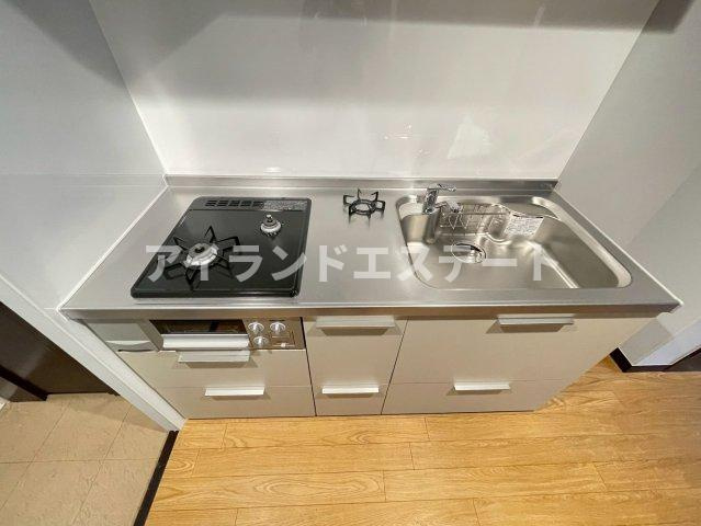 ティブロンコート　陽当たり良好　バストイレ別のキッチン