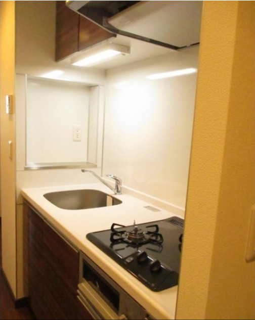 LIBRGRANT世田谷弦巻　ネット0　浴室乾燥　セキュリティ完備のキッチン