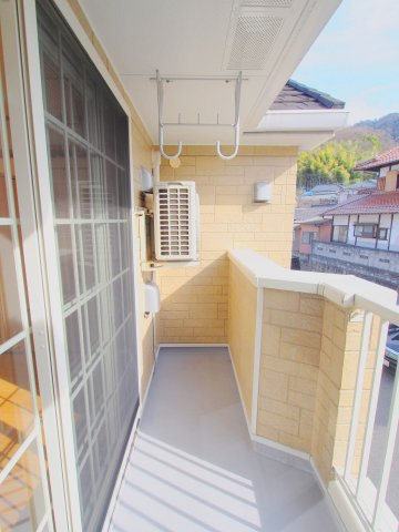 ベルフラワーのバルコニー