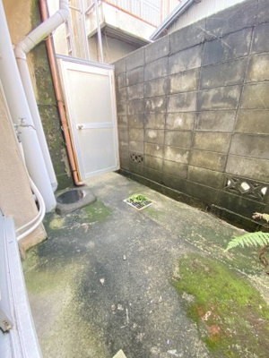 【庭】 | OKハウス有家 | コンパクトながらもゆったりとした、お洗濯しやすいスペース