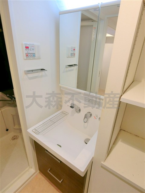 ハーモニーレジデンス大森山王＃002の洗面所|独立洗面台　洗面脱衣所