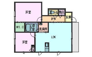 【間取り】 | シャーメゾン紀水Ⅲ