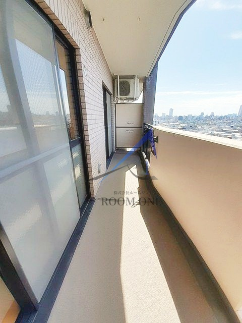 ウェスト　ベル　ウッドのバルコニー|バルコニーです。