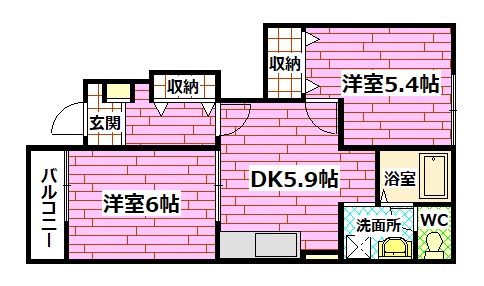 ジュネスさくらの間取り